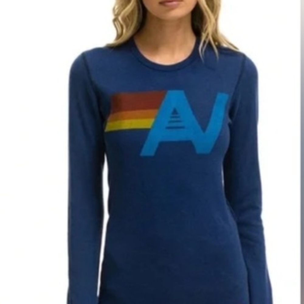 Aviator Nation Medium Long Sleeve Logo Thermal